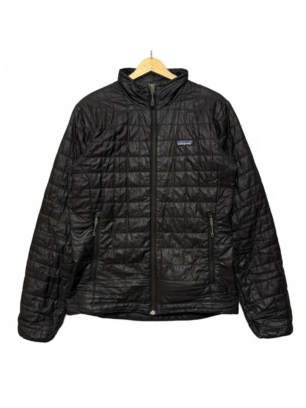 Patagonia Nano Puff Quilted Zip Up Puffer Jacket Men's S Black Gorpcore Outdoor